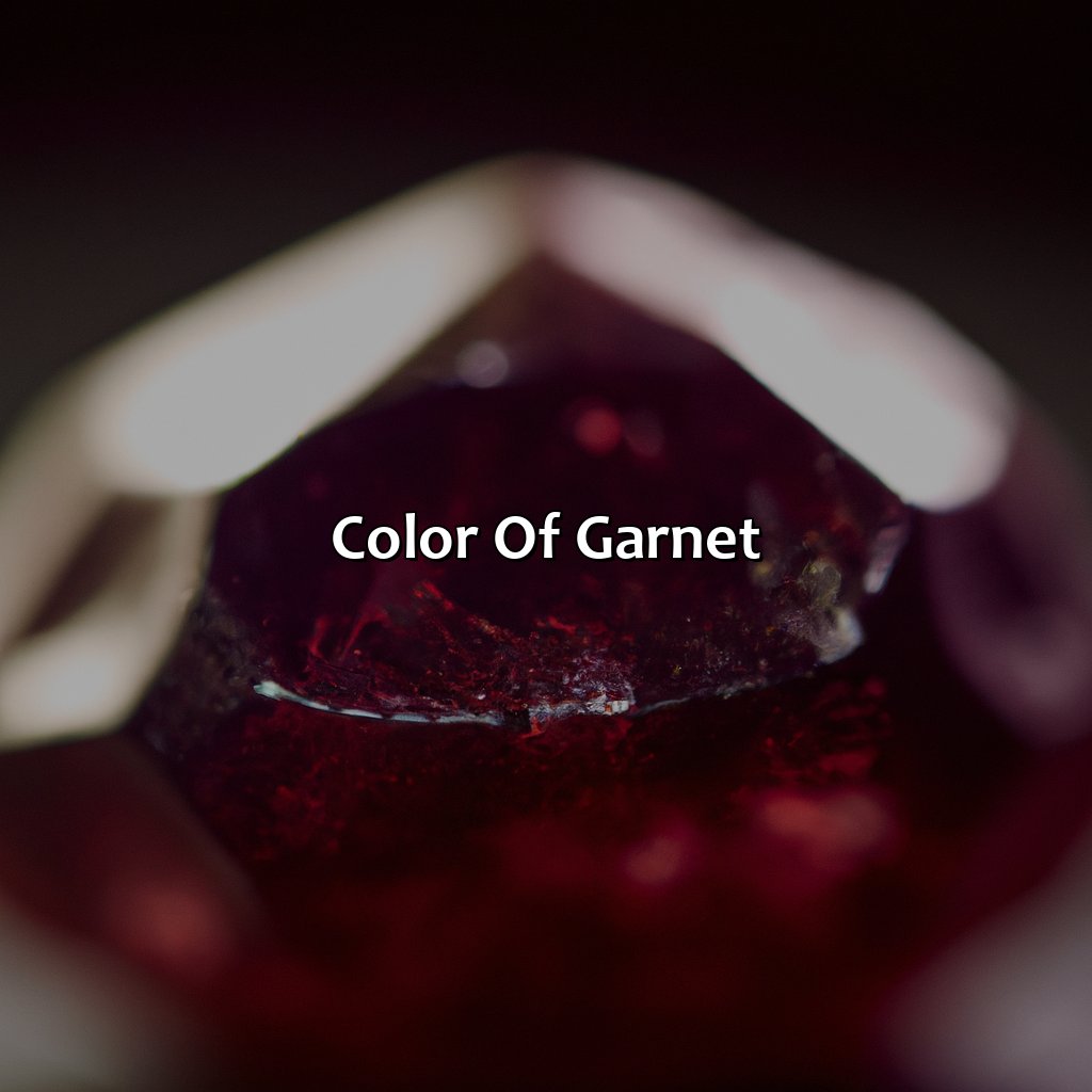 Color Of Garnet  - What Is January
