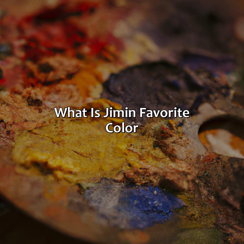 What Is Jimin Favorite Color - colorscombo.com