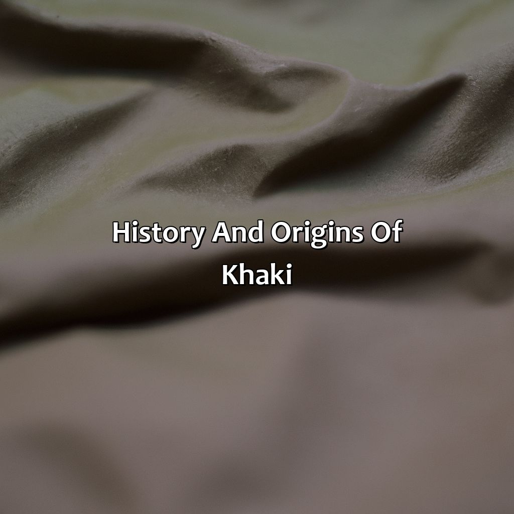 History And Origins Of Khaki  - What Is Khaki Color, 