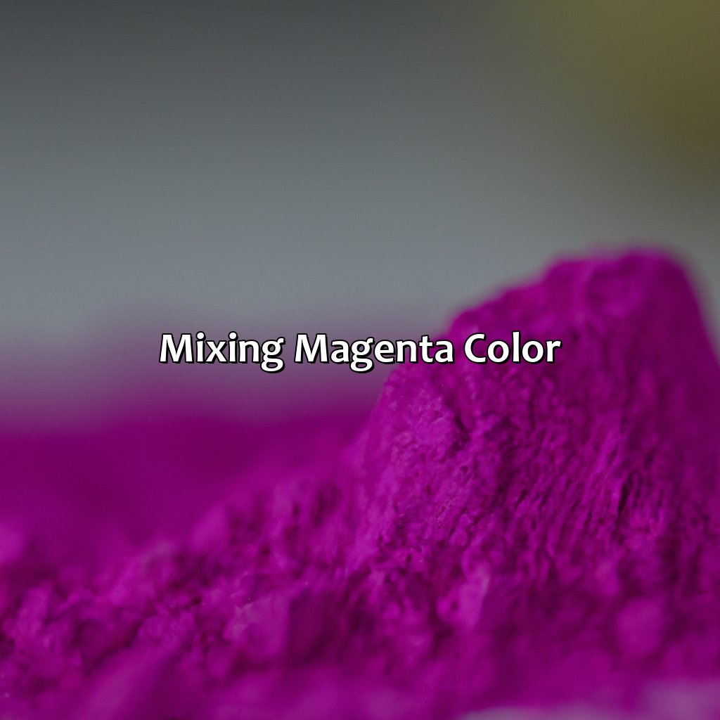 Mixing Magenta Color  - What Is Magenta Color, 