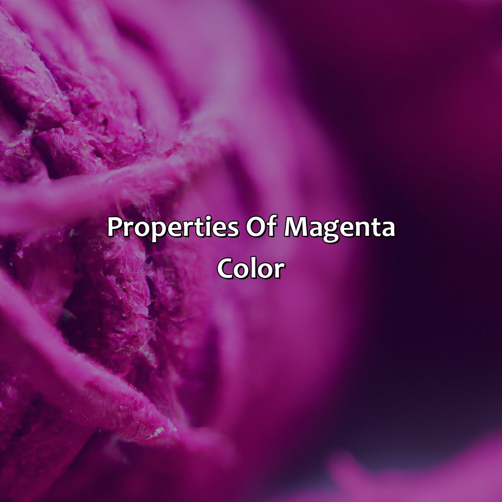 Properties Of Magenta Color  - What Is Magenta Color, 