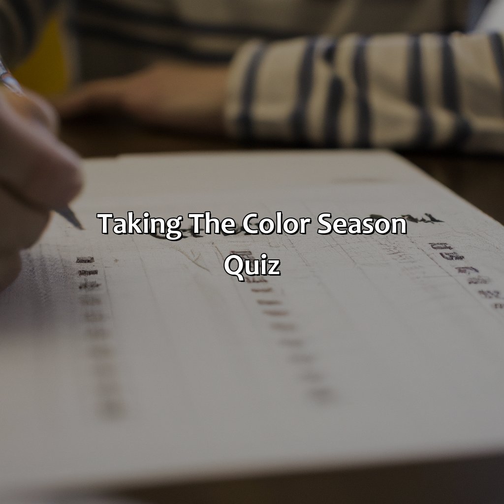 Taking The Color Season Quiz  - What Is My Color Season Quiz, 