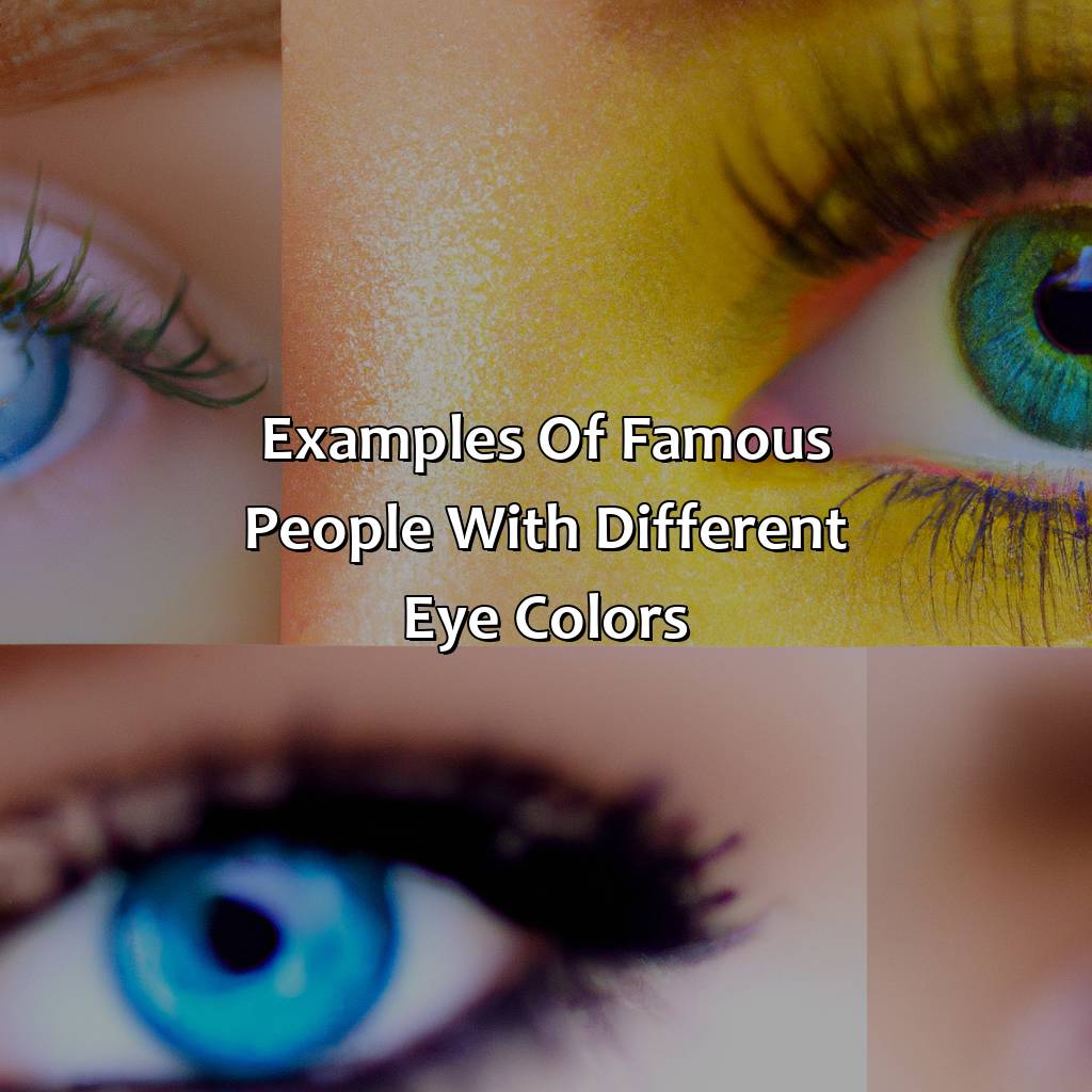 Examples Of Famous People With Different Eye Colors  - What Is My Eye Color, 