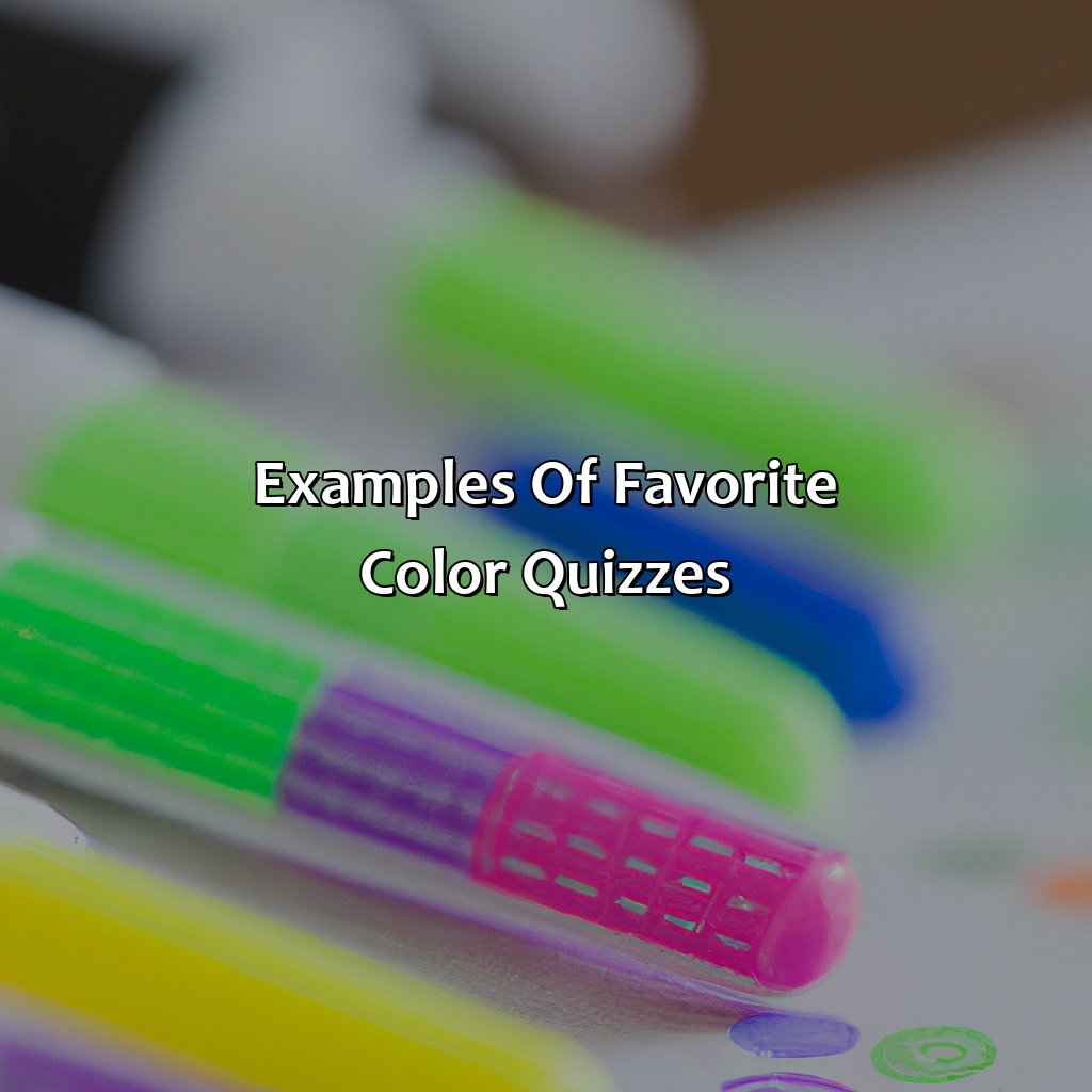 Examples Of Favorite Color Quizzes  - What Is My Favorite Color Quiz, 
