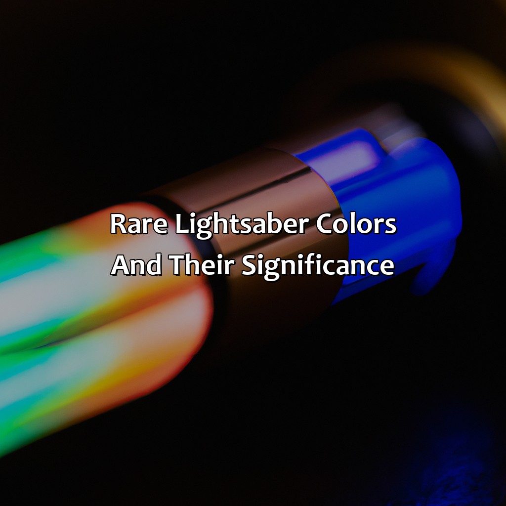 Rare Lightsaber Colors And Their Significance  - What Is My Lightsaber Color, 