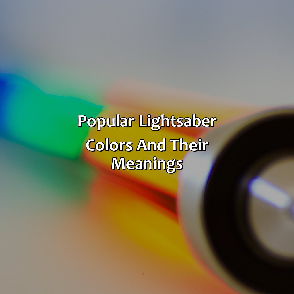 Popular Lightsaber Colors And Their Meanings  - What Is My Lightsaber Color, 