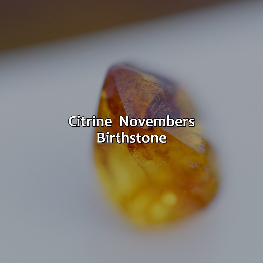 Citrine - November