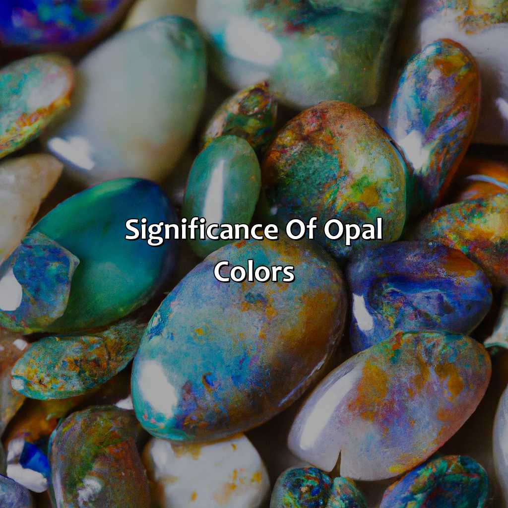 Significance Of Opal Colors  - What Is October