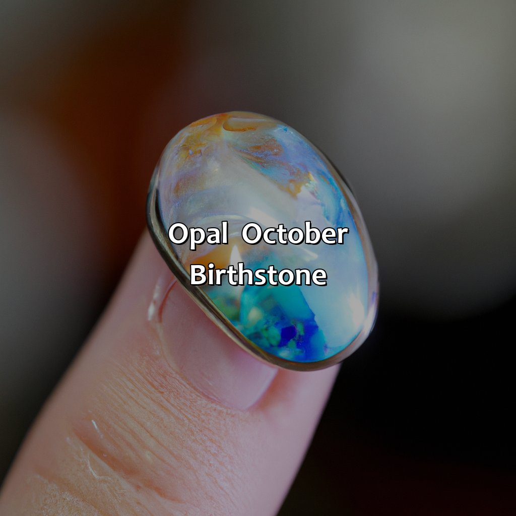 Opal - October Birthstone  - What Is October