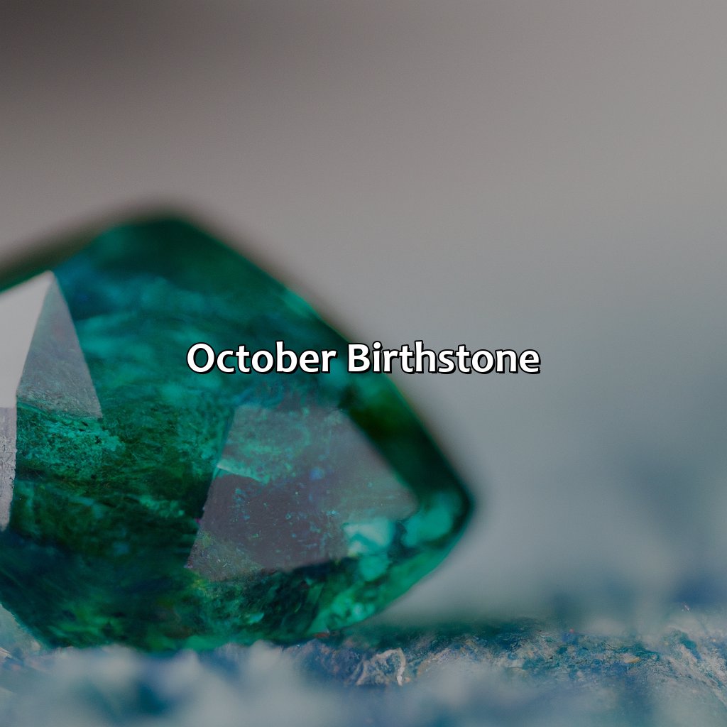 October Birthstone  - What Is October