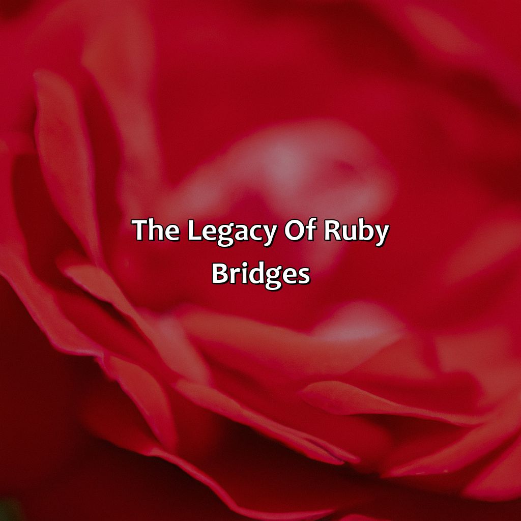 The Legacy Of Ruby Bridges  - What Is Ruby Bridges Favorite Color, 