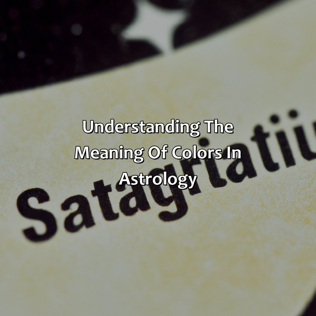 Understanding The Meaning Of Colors In Astrology  - What Is Sagittarius Color, 