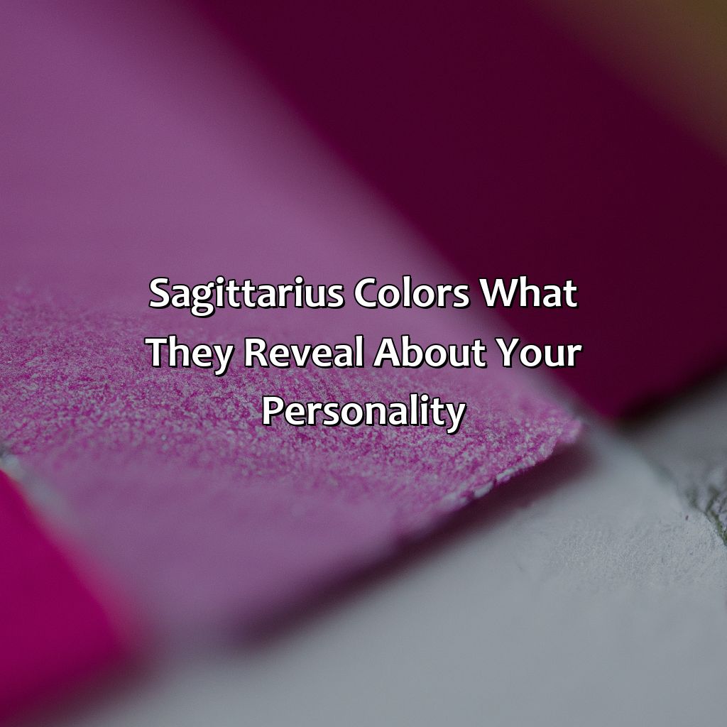 Sagittarius Colors: What They Reveal About Your Personality  - What Is Sagittarius Color, 