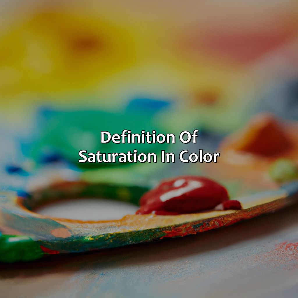 Definition Of Saturation In Color  - What Is Saturation In Color, 