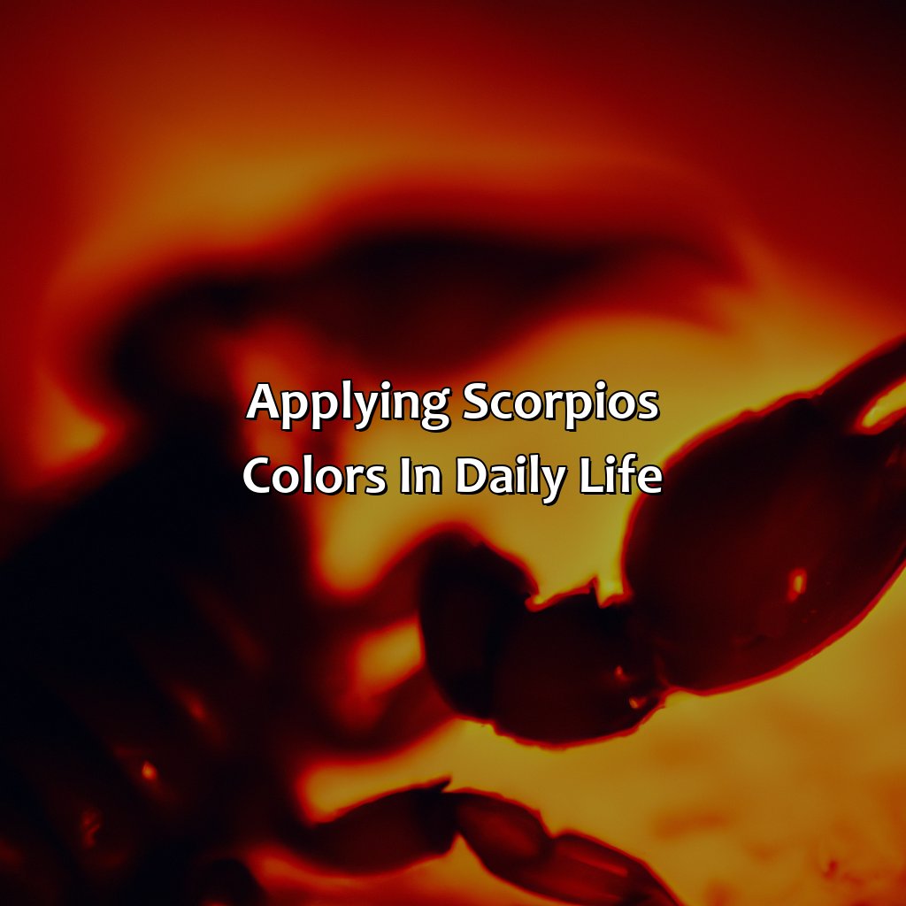 Applying Scorpio