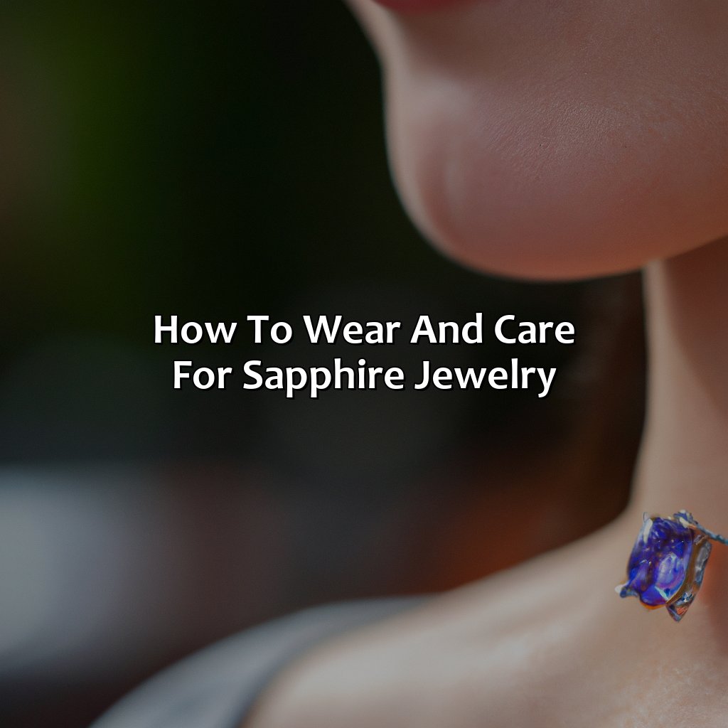 How To Wear And Care For Sapphire Jewelry  - What Is September Birthstone Color, 
