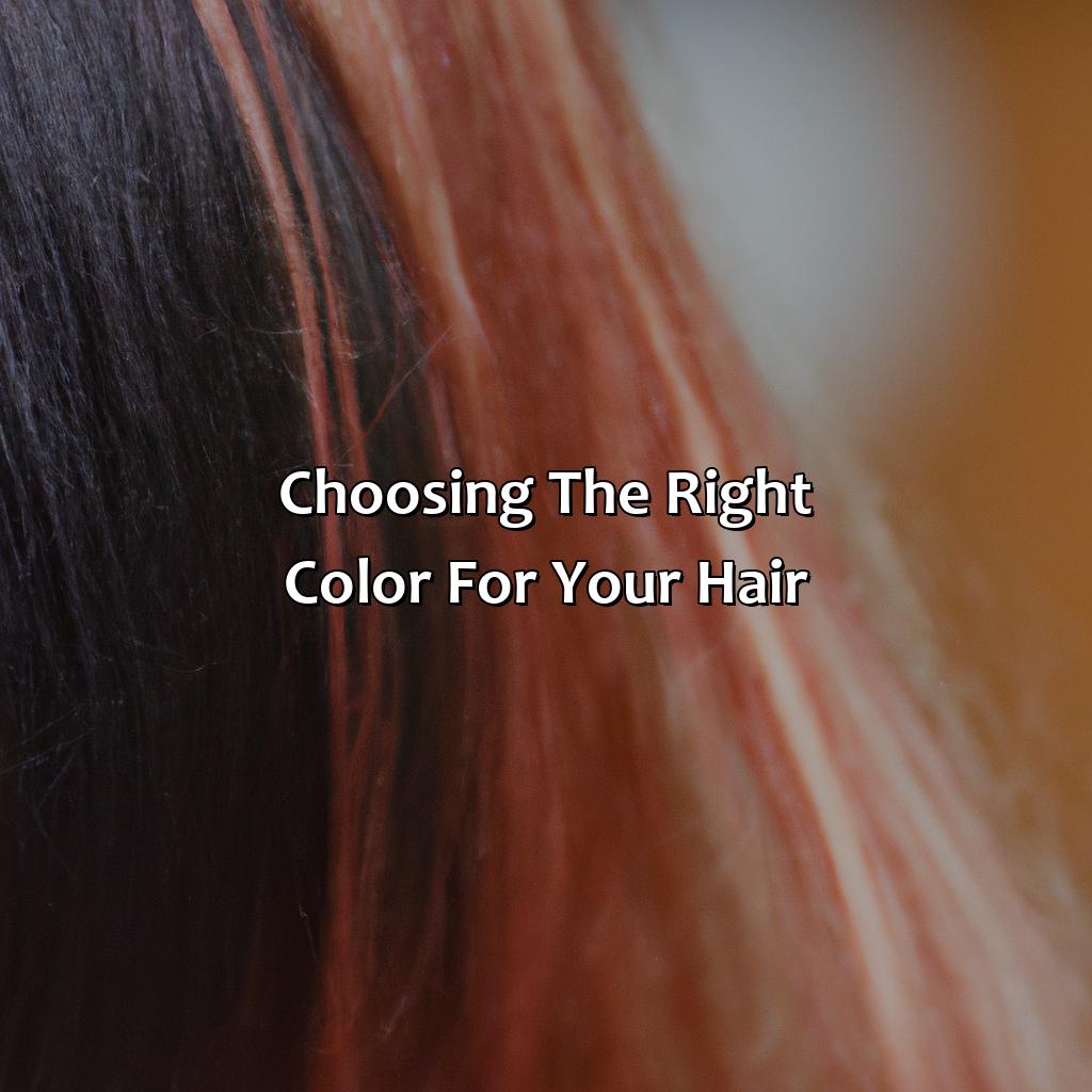 Choosing The Right Color For Your Hair  - What Is Single Process Color, 