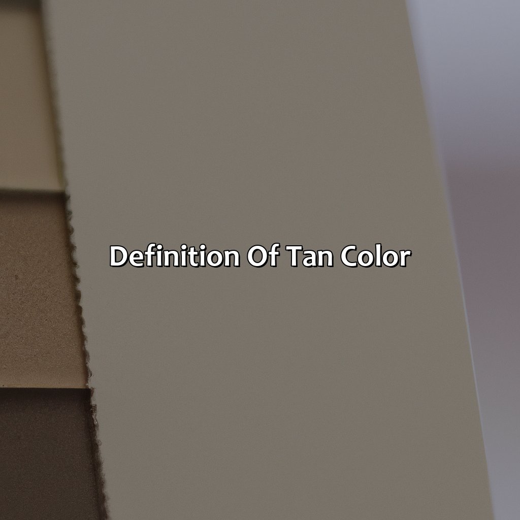 Definition Of Tan Color  - What Is Tan Color, 