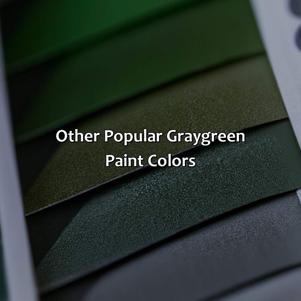 Other Popular Gray-Green Paint Colors  - What Is The Best Gray Green Paint Color, 