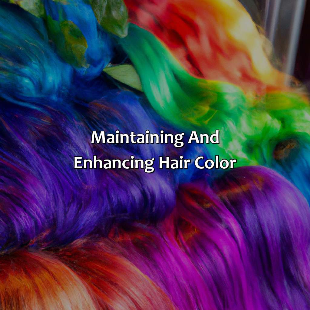 Maintaining And Enhancing Hair Color  - What Is The Best Hair Color For Me, 