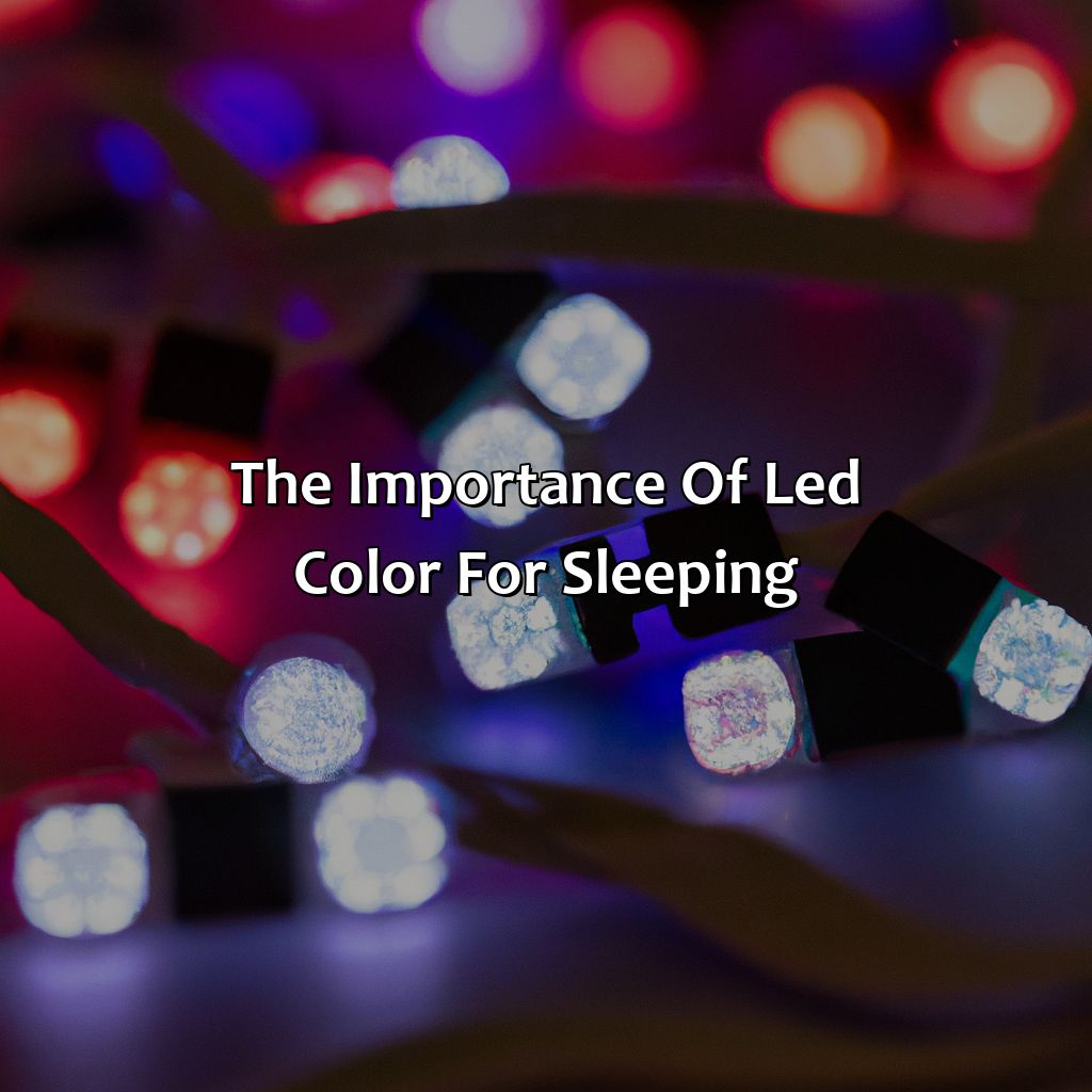 The Importance Of Led Color For Sleeping  - What Is The Best Led Color To Sleep With, 