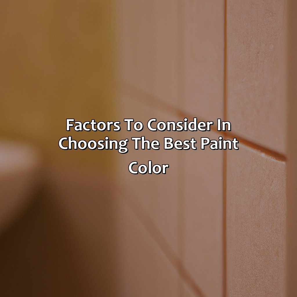 Factors To Consider In Choosing The Best Paint Color  - What Is The Best Paint Color For A Small Bathroom, 