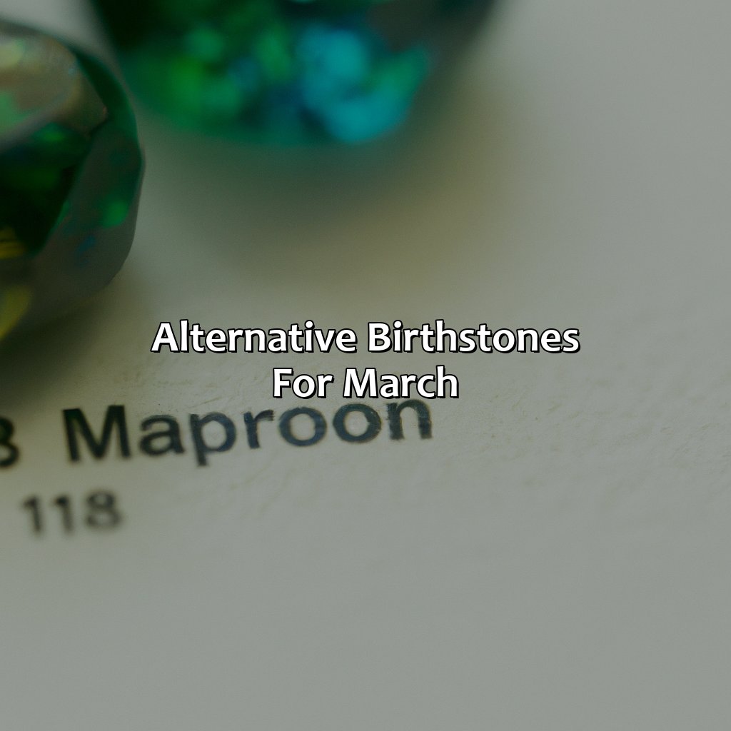 Alternative Birthstones For March  - What Is The Birthstone Color For March, 