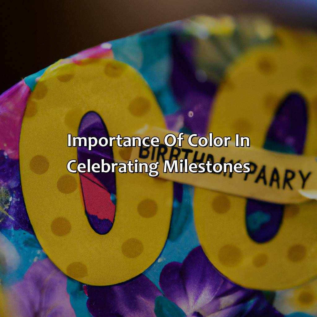 Importance Of Color In Celebrating Milestones  - What Is The Color For A 90Th Birthday, 