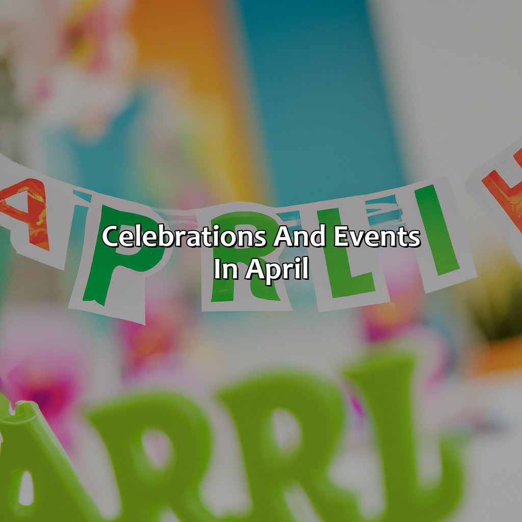 Celebrations And Events In April  - What Is The Color For April, 