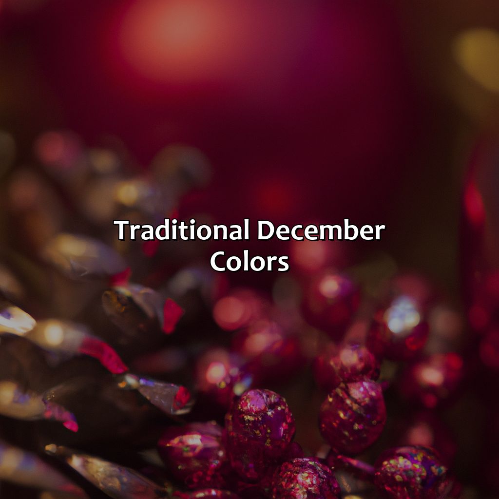 Traditional December Colors  - What Is The Color For December, 