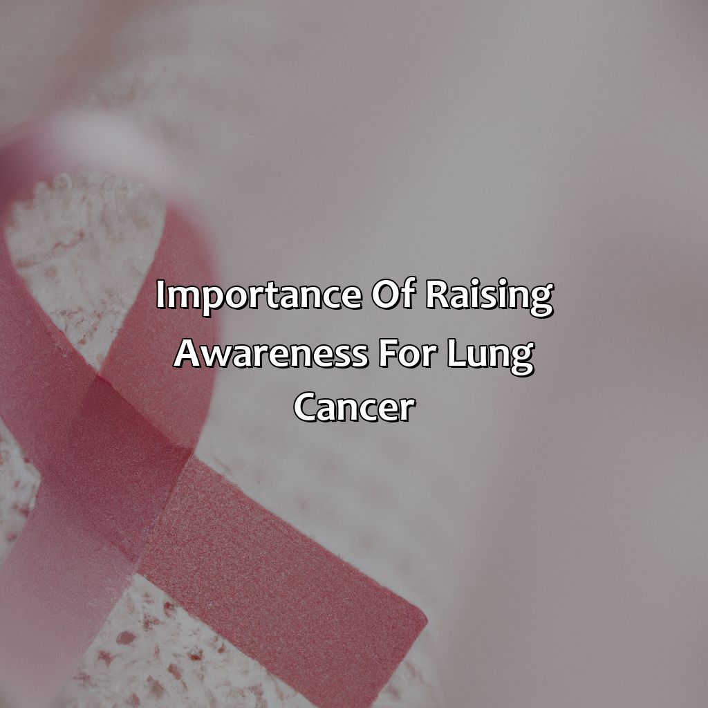 Importance Of Raising Awareness For Lung Cancer - What Is The Color For Lung Cancer, 