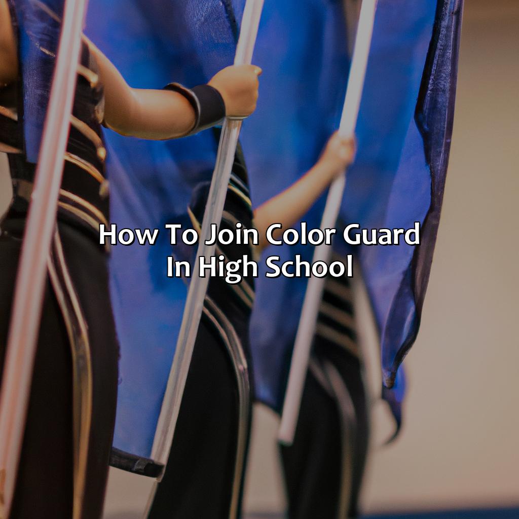 How To Join Color Guard In High School  - What Is The Color Guard In High School, 