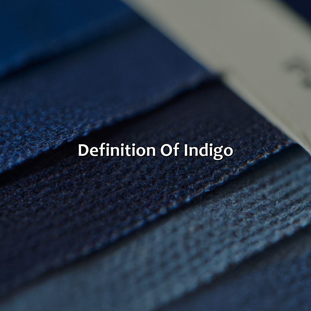 Definition Of Indigo  - What Is The Color Indigo, 