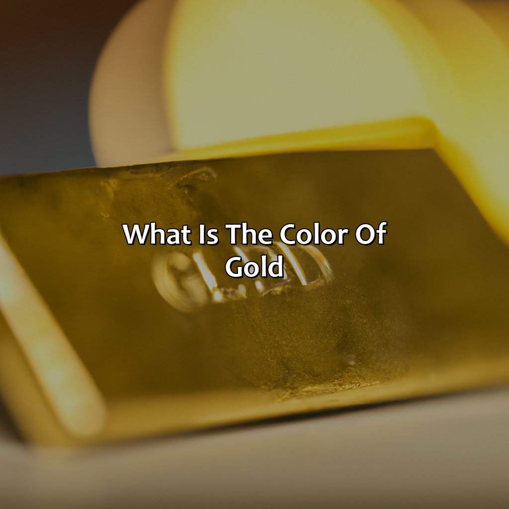 What Is The Color Of Gold - colorscombo.com