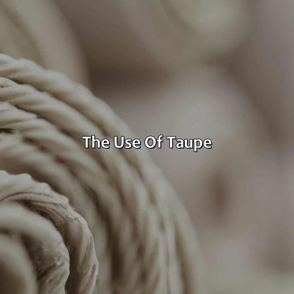 The Use Of Taupe  - What Is The Color Taupe, 