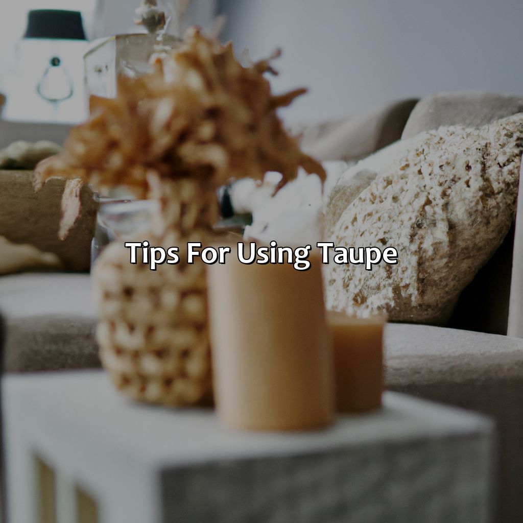 Tips For Using Taupe  - What Is The Color Taupe, 