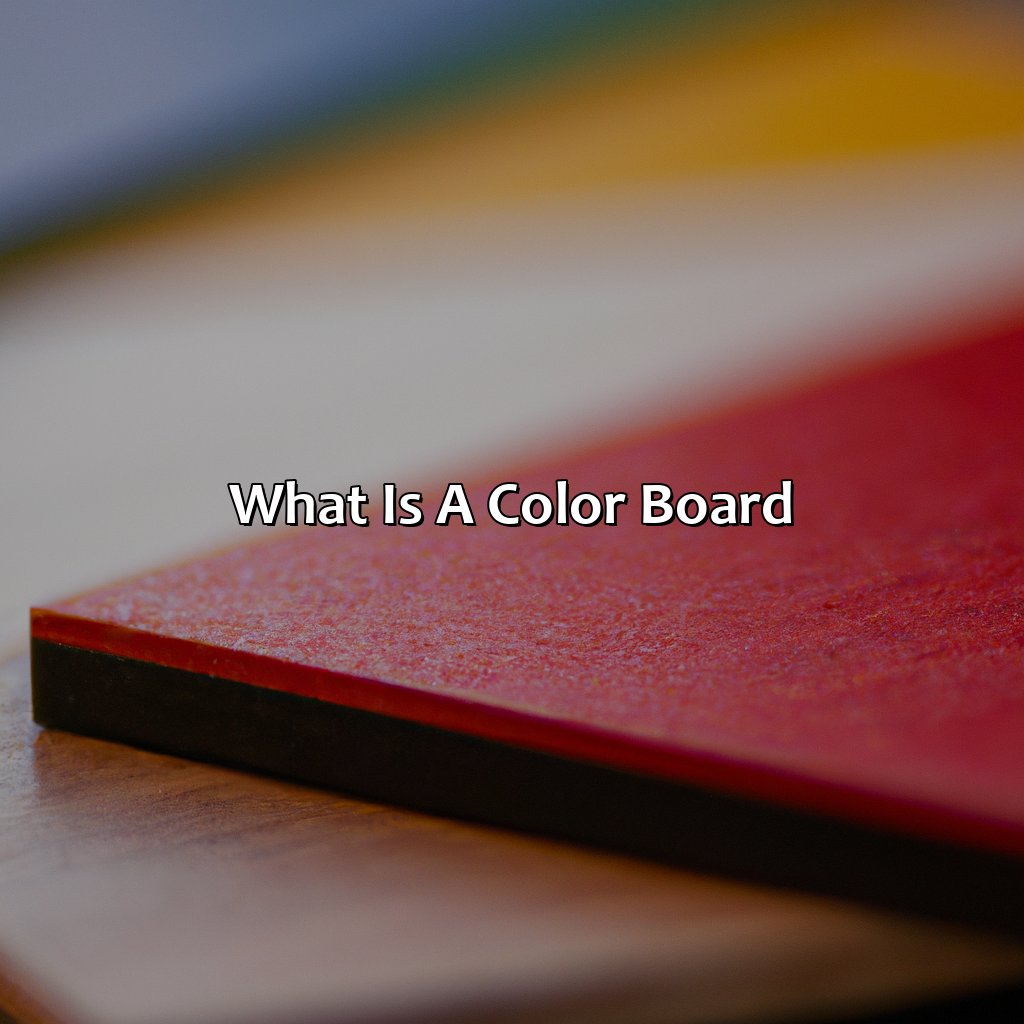 What Is A Color Board?  - What Is The Concept Of A Color Board?, 