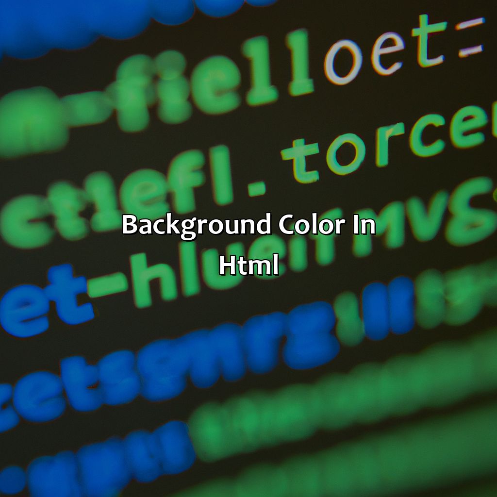 Background Color In Html  - What Is The Correct Html For Adding A Background Color?, 