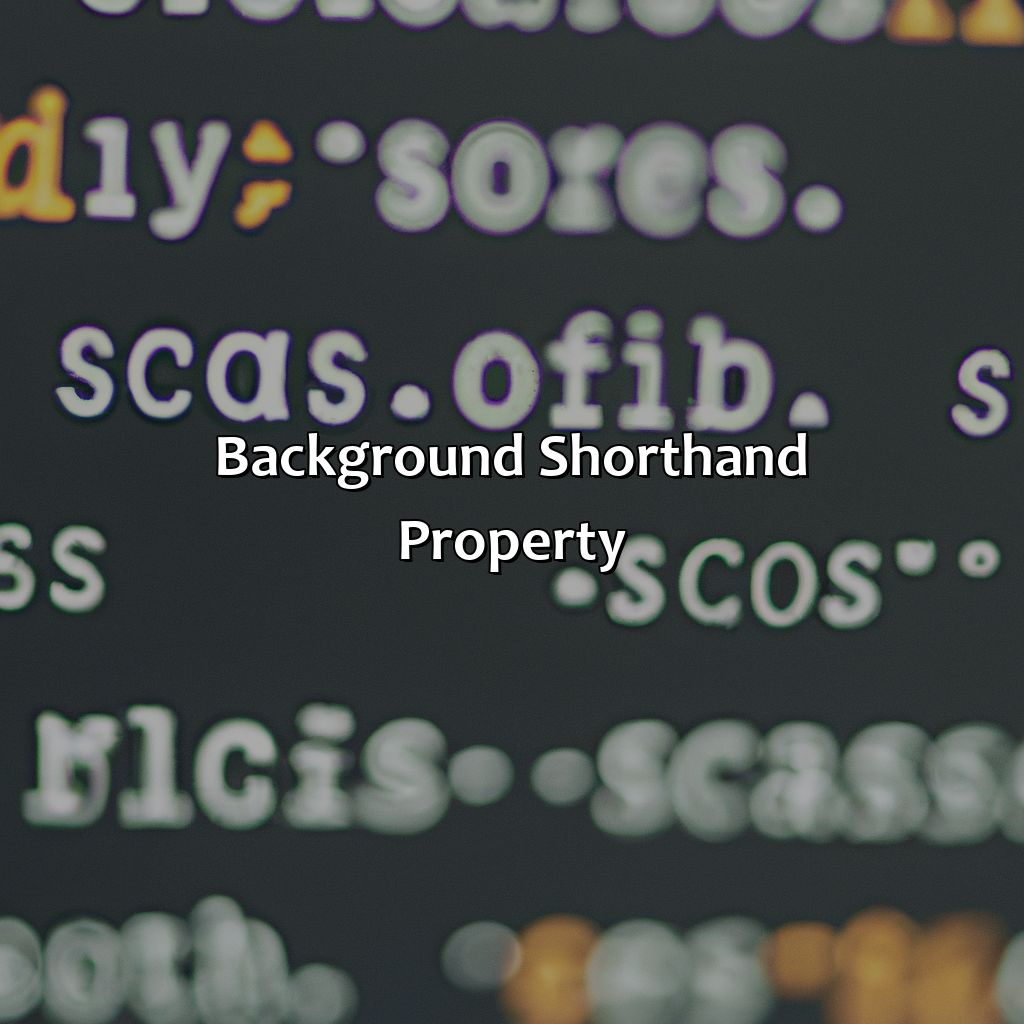 Background Shorthand Property  - What Is The Correct Html For Adding A Background Color?, 