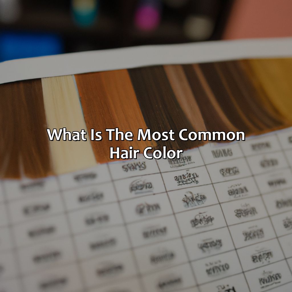What Is The Most Common Hair Color Colorscombo Com