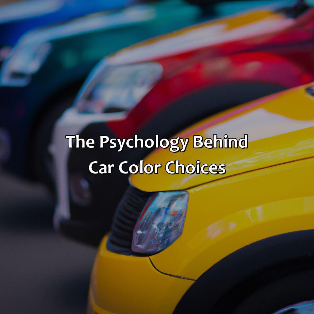 The Psychology Behind Car Color Choices  - What Is The Most Popular Color Car, 