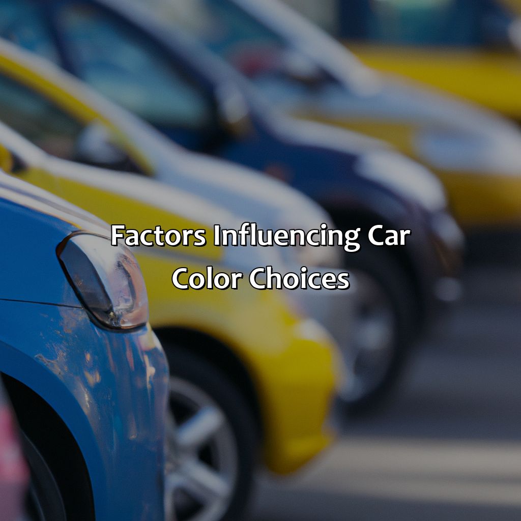 Factors Influencing Car Color Choices  - What Is The Most Popular Color Car, 