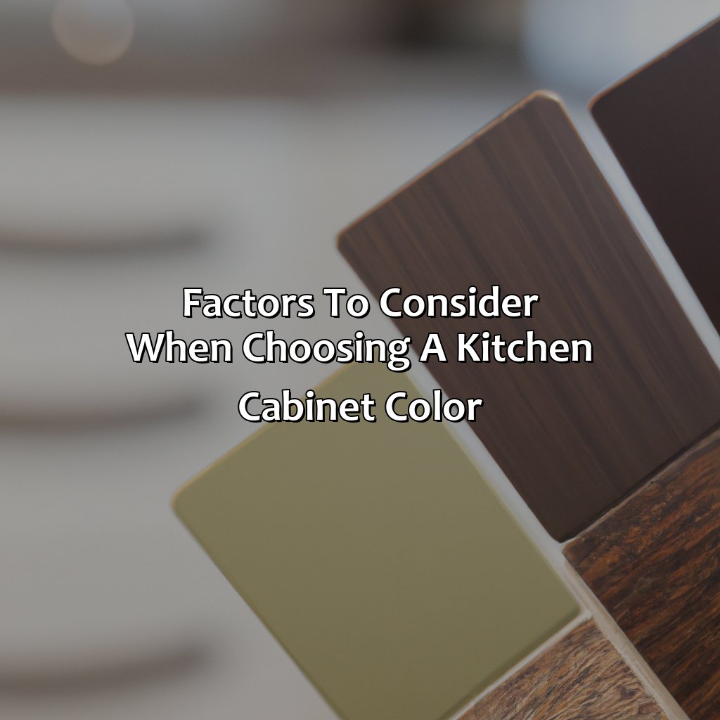 Factors To Consider When Choosing A Kitchen Cabinet Color  - What Is The Most Popular Kitchen Cabinet Color For 2022, 