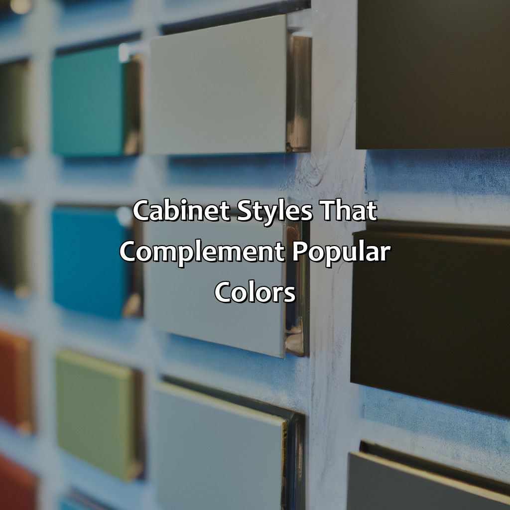 Cabinet Styles That Complement Popular Colors  - What Is The Most Popular Kitchen Cabinet Color For 2022, 