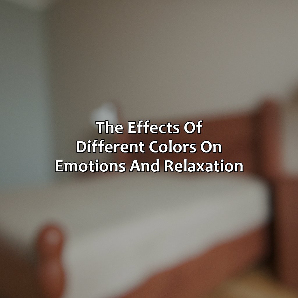 The Effects Of Different Colors On Emotions And Relaxation  - What Is The Most Relaxing Color For A Bedroom, 