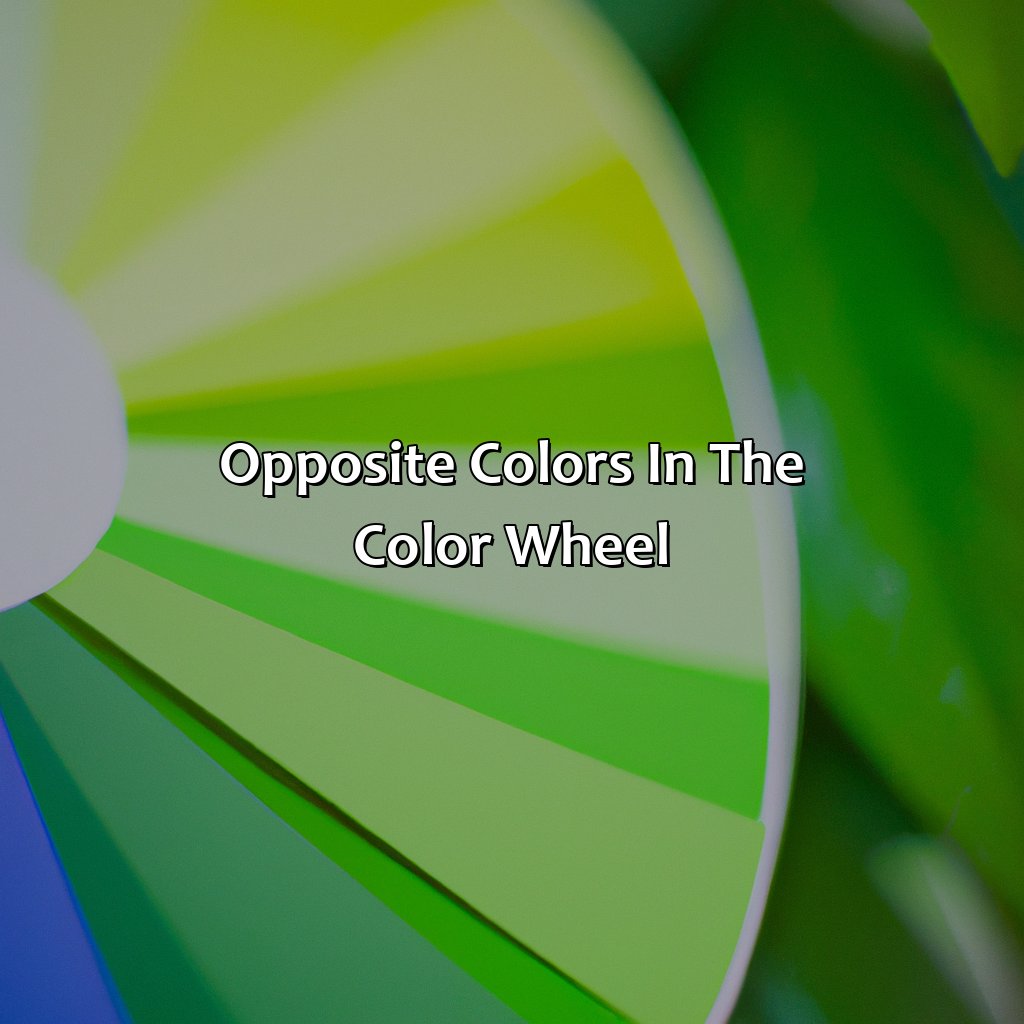 Opposite Colors In The Color Wheel  - What Is The Opposite Color Of Green, 