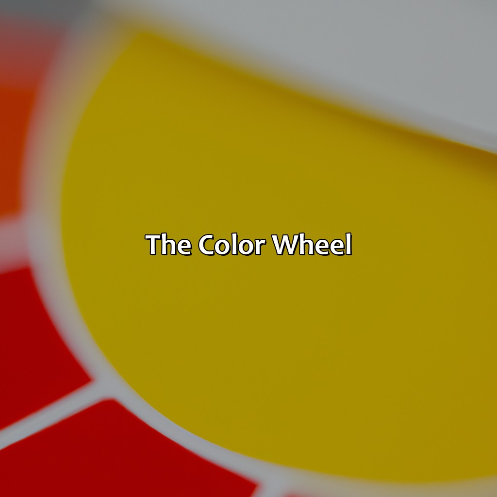 The Color Wheel  - What Is The Opposite Color Of Yellow, 