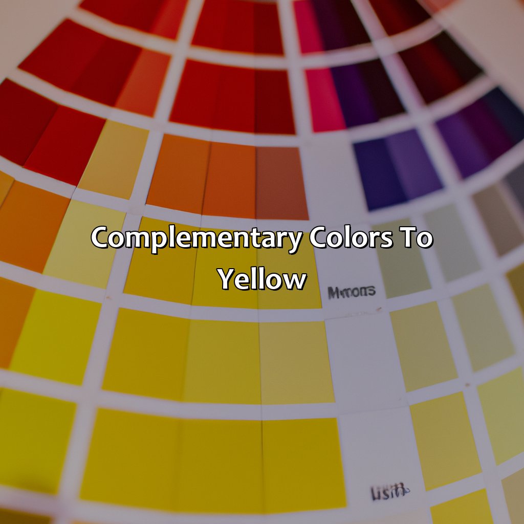 Complementary Colors To Yellow  - What Is The Opposite Of Yellow On The Color Wheel, 