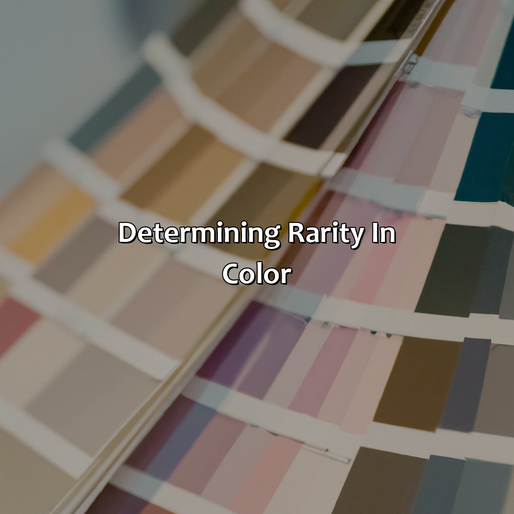 Determining Rarity In Color  - What Is The Rarest Color, 