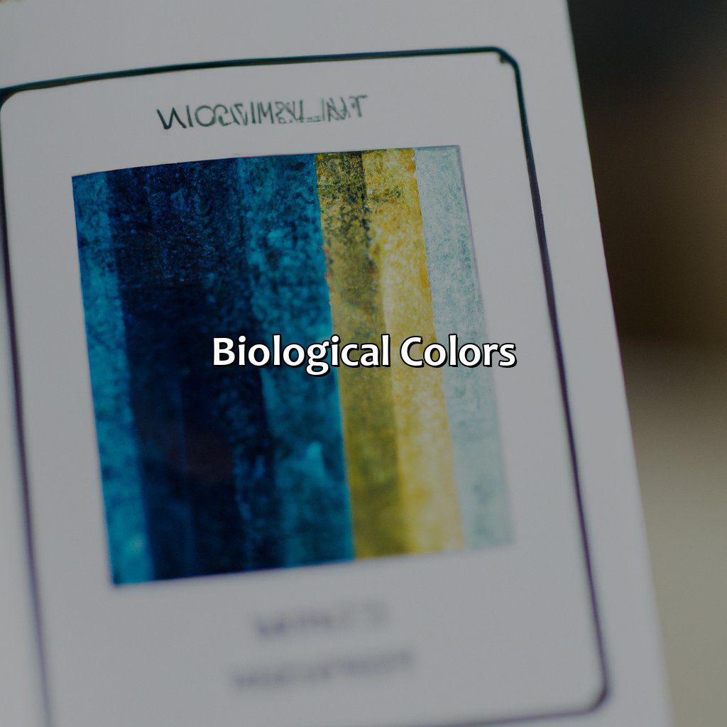 Biological Colors  - What Is The Rarest Color In The World, 